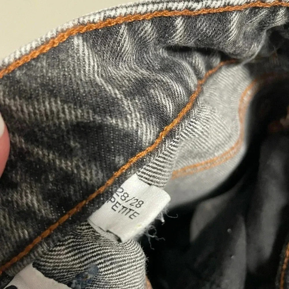 ASOS collusion x005 mom Jeans black acid wash size 28 - Picture 3 of 6